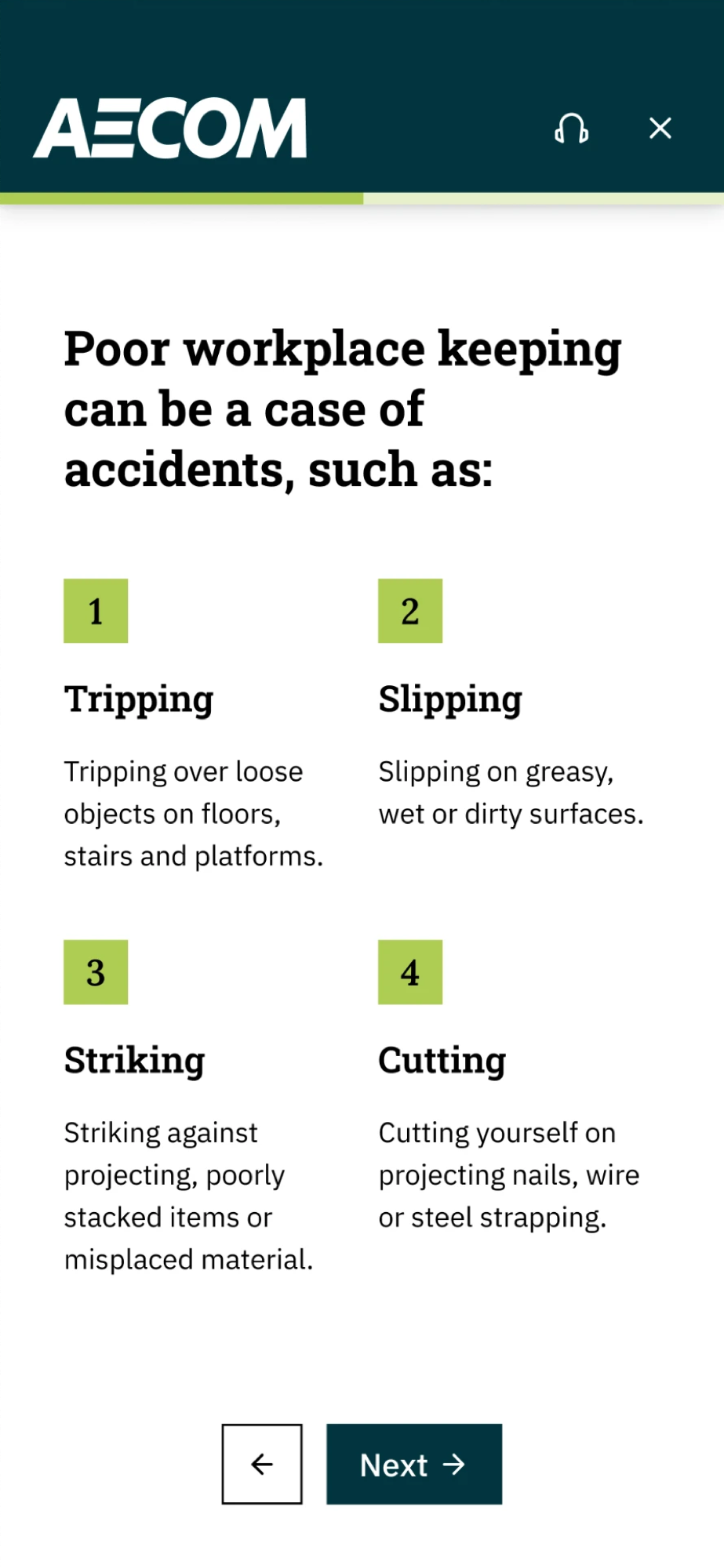 New design: Poor workplace keeping can be a case of accidents