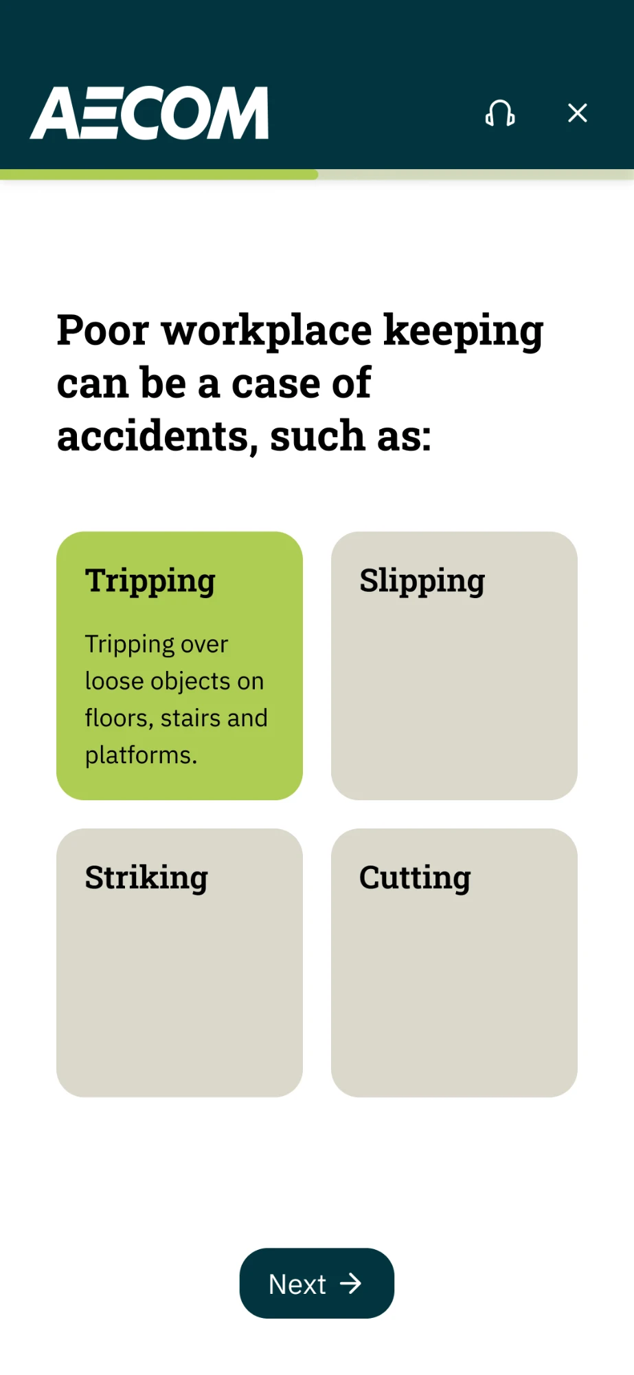 AECOM lesson screen 7 of 7