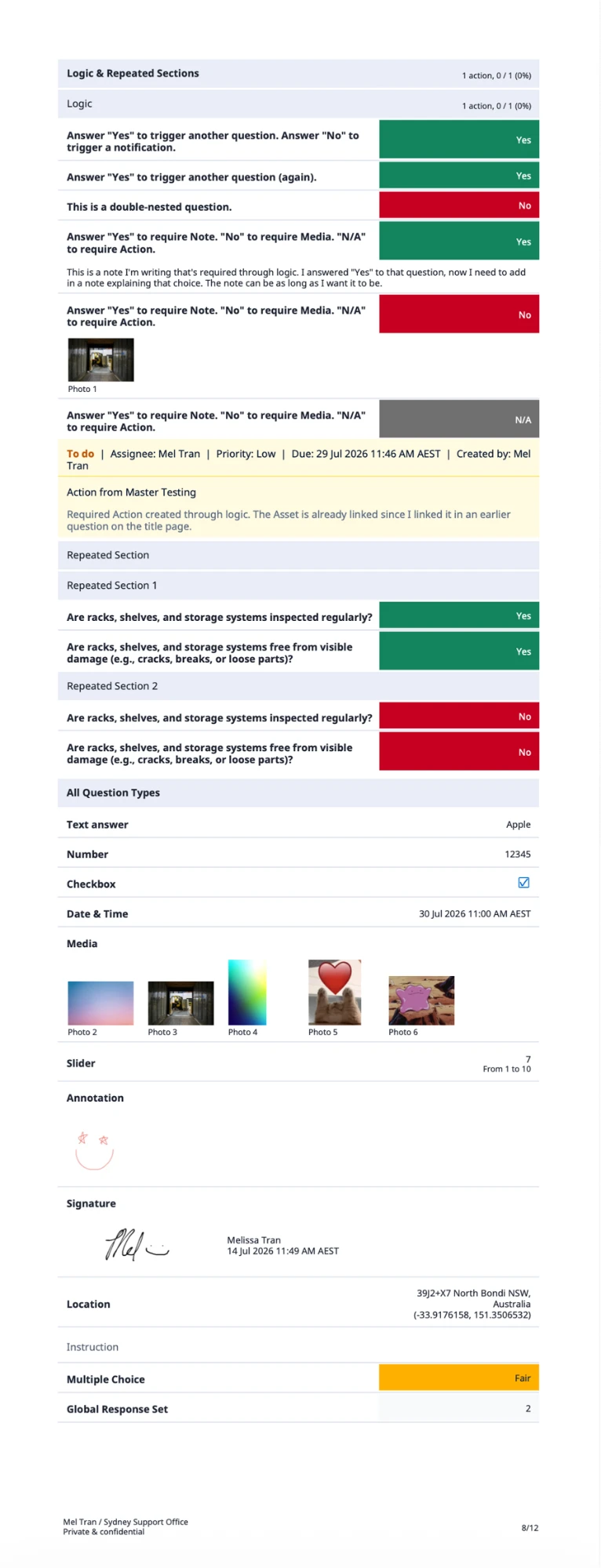 A page of the previous report PDF